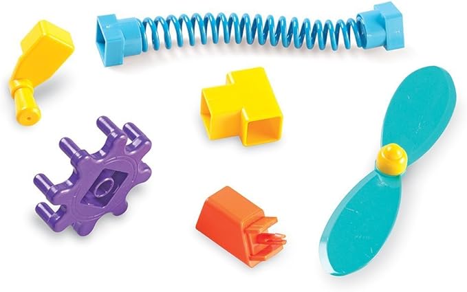 Learning Resources Gears! Gears! Gears! Gizmos Building Set, 83 Pieces, Ages 3+, Construction Toy, STEM Learning Toy