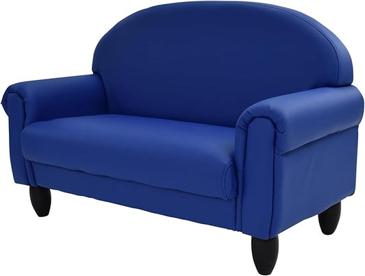 Children's Factory As We Grow Toddler Sofa, Blue, CF805-197, Flexible Seating for Daycare or Preschool, Kids Reading Couch, Playroom Furniture