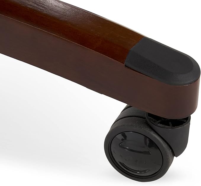 La-Z-Boy Delano Big & Tall Executive Office Chair, High Back Ergonomic Lumbar Support, Bonded Leather, Brown