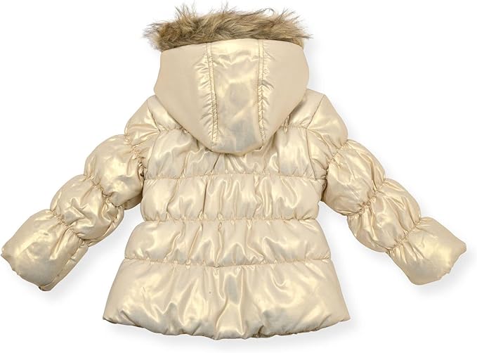 Arctic Quest Little Girls Bib Snow Pants and Ski Jacket Water-Resistant Snowsuit For Kids Winter Jacket For Girls