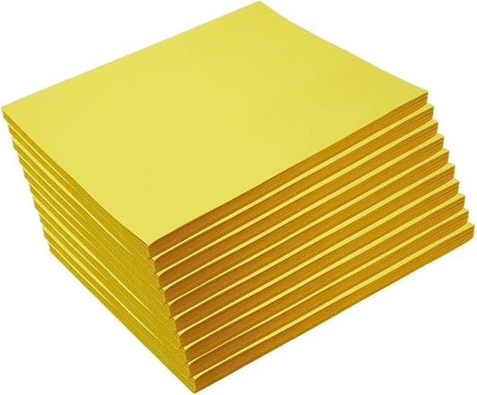 Construction Paper,Yellow,9 inches x 12 inches,300 Sheets,Heavyweight Construction Paper,Crafts,Art,Kids Art,Painting,Coloring,Drawing,Creating,Paper,Art Project,All Purpose