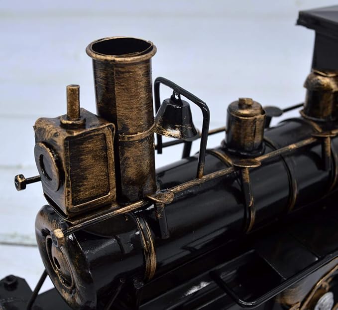 Sooye Diecast Model Locomotive Classic Locomotive Collectible Model Train Classic Home Decor (Locomotive)