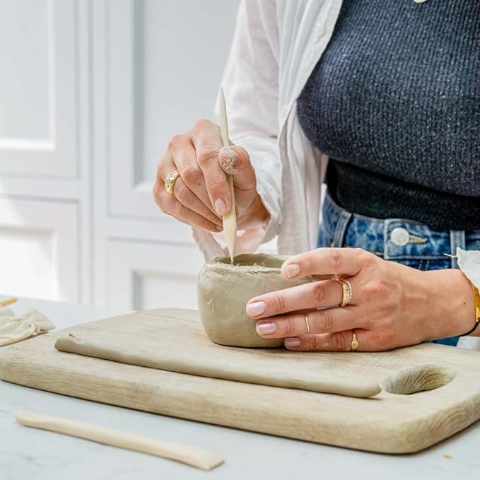 Sculpd Clear Varnish for Air Dry Clay Pottery, Matte Finish Clear Varnish for Pottery and Acrylic Paint, Create Waterproof Pottery from Home, Colourless Scratch Resistant Varnish, 70ml