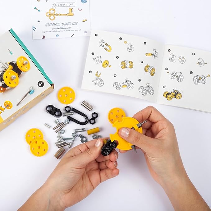 Vehicle Stem Building Toys, Educational Build Your Own Robot Toy for Kids Age 6 7 8 9+ Year Old Boys and Girls, Stem Toys Engineering Kit, Construction Toys Steam Gift - BlazeBit