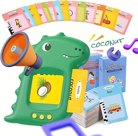 Talking Flash Cards, Educational Toys, Speech Therapy, Autism Toys, Montessori, Sight Words, Language Learning, Kids 1-6 Years Old, Alphabet, Numbers, Educational Flash Cards.