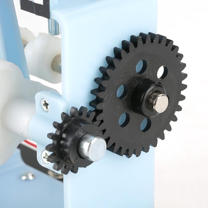 Engine Model,4 Stroke Hand Crank Model Engine Building Kit Scientific Physics Model for Physics Mechanics Experiment Teaching Instrument 4 Stroke