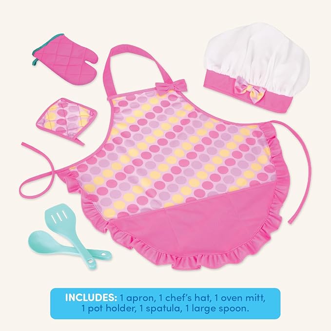 Battat- Play Circle- Play Kitchen For Toddlers – Baking Set – Chef'S Hat & Apron- Pretend Play – 3 years +