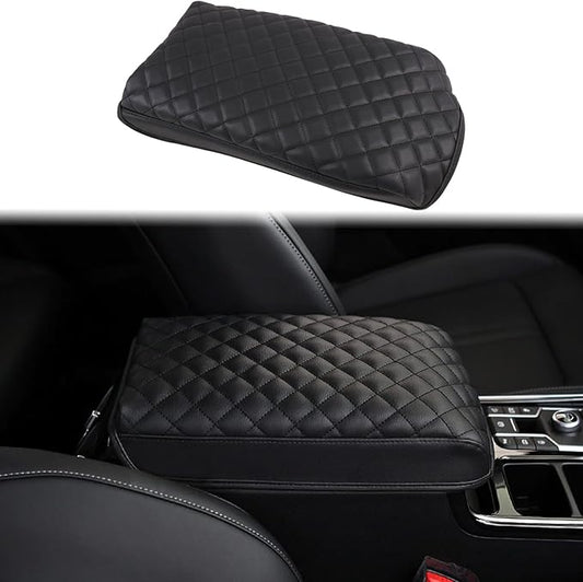 Upgraded Leather Center Console Armrest Protector Cover Compatible with Kia Sorento 2021-2025 2026, Car Arm Rest Pad Seat Box Cover Cushion Lid Protector, Waterproof Anti-Scratch Interior Accessories
