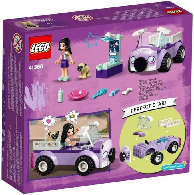 LEGO Friends 4+ Emma’s Mobile Vet Clinic 41360 Building Kit (50 Pieces)
