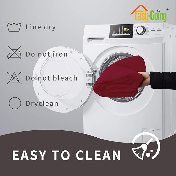 Easy-Going Sofa Slipcover Oversized Sofa Cover Waterproof Couch Cover Furniture Protector Cover Pets Covers Washable Non-Slip Fabric Pets Kids Children Dog Cat (Oversized Sofa, Christmas Red)