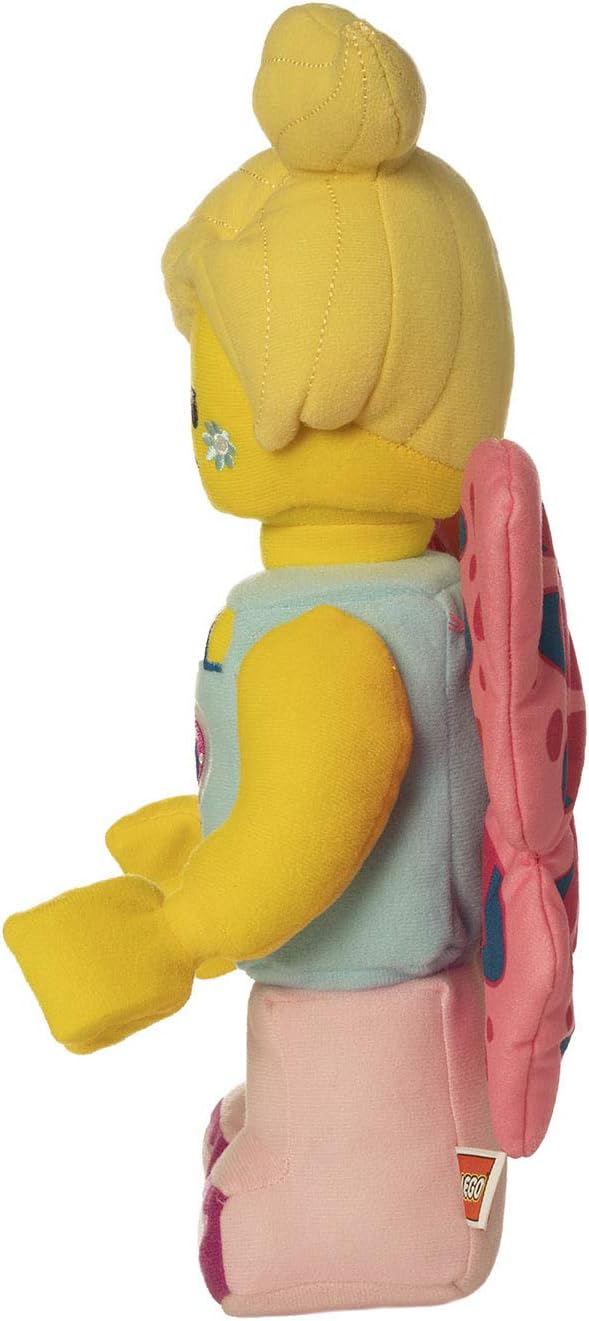 Lego Minifigure Butterfly Girl with Flowers 12" Plush Character