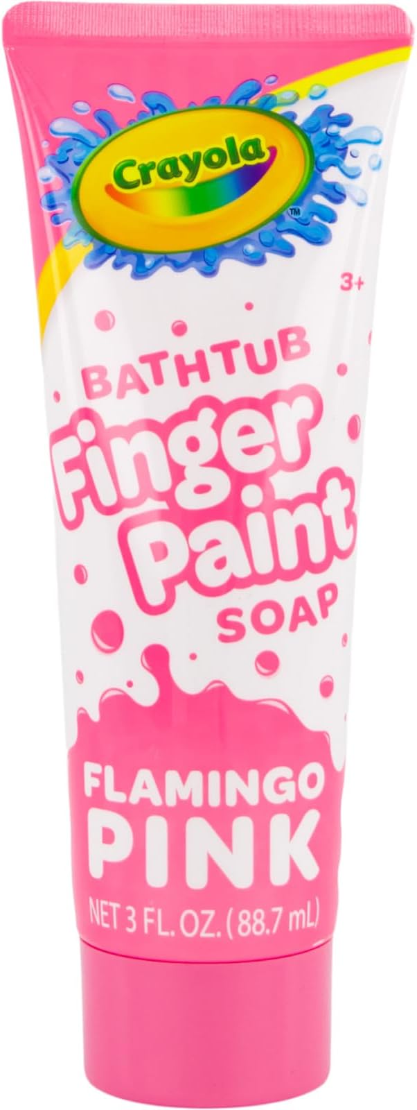 Crayola Bathtub Fingerpaint 5 Color Variety Pack, 3 Ounce Tubes (Bluetiful Blue, Screamin' Green, Radical Red, Flamingo Pink, Royal Purple) Color Your Bath Easily Washable Finger Paints