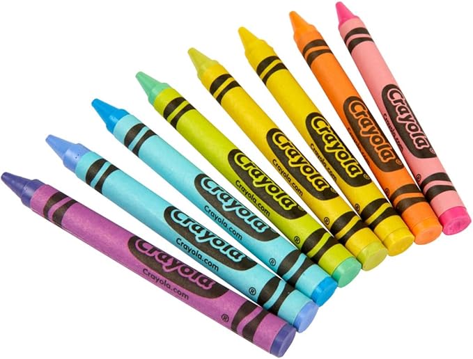 Crayola Pastel Crayons (24 ct), Specialty Crayons for Kids, Art Supplies, Pair with Coloring Books, Gift for Kids, Ages 3, 4, 5
