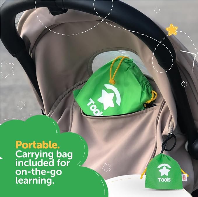 Tool-be Animal Cards. 18 Real Photos of Wild Animals. Spanish-English Flash Cards for Babies 6-12 Months, Montessori Toys for 1+ Year Old, Baby Flash Cards 12 to 18 Months, up to 6Y