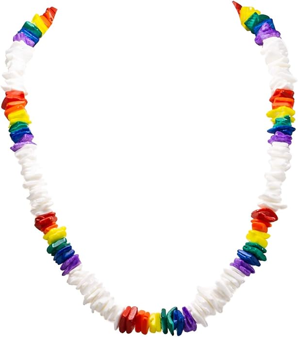 BlueRica Puka Shell Chips Necklace & Anklet Set (Multi)