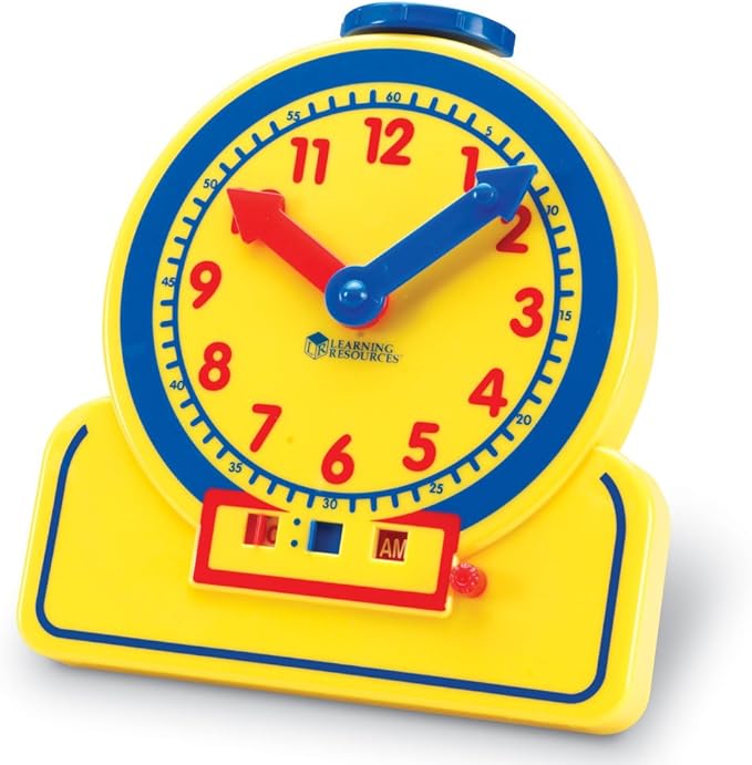 Learning Resources (LER2994) Primary Time Teacher Jr. 12 Hour, Multicolor, Multi-color