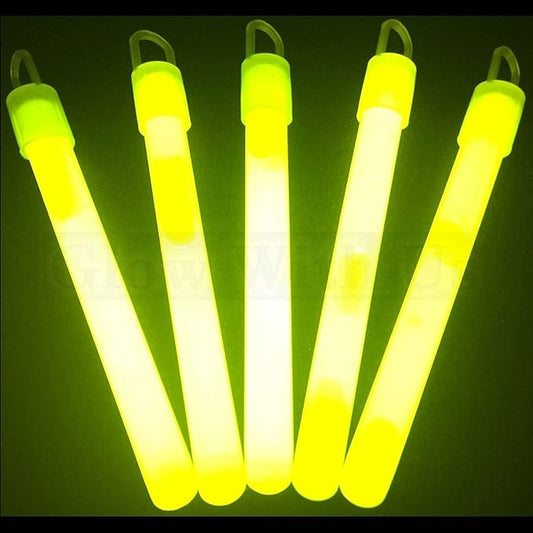 Glow Sticks Bulk Wholesale, 1000 4” Yellow Glow Stick Light Sticks. Bright Color, Kids Love Them! Glow 8-12 Hrs, 2-Year Shelf Life, Sturdy Packaging, GlowWithUs Brand…