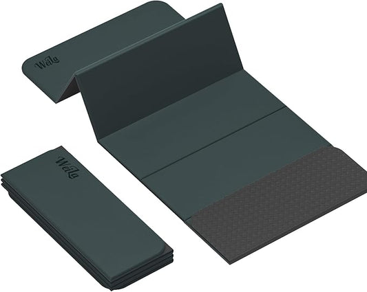 1/2 Inch Extra Thick Yoga Mat Pilates Equipment, 69"x24" Odorless Workout Mats for Home Gym, Non-slip Exercise Mats for Women Men Home Workout, Foldable Yoga Mats for Travel Camping Sleeping