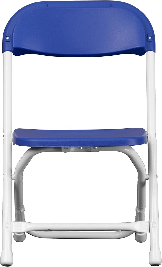 Flash Furniture Timmy 10 Pack Kids Blue Plastic Folding Chair