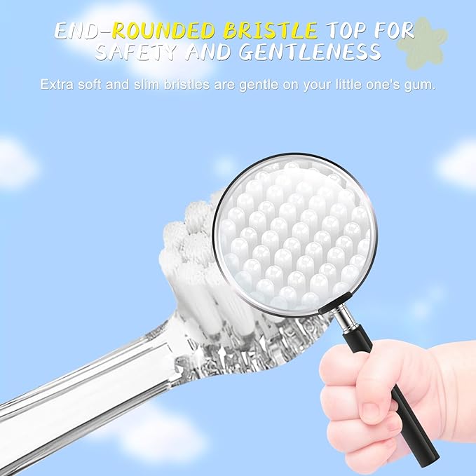 TEETECK 5 Pack Kids Toothbrush Replacement Heads Compatible with SEAGO- 513/977/EK6,Compatible with Brush-Baby WildOnes/KIDZSONIC（Not BabySonic Series）,Compatible with Dada-Tech-BB1/977/K6