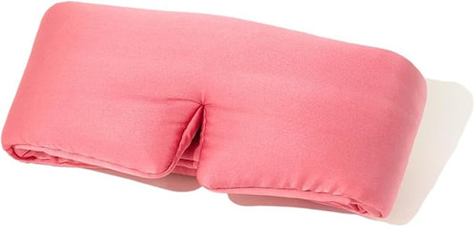 Glow People Silk Sleep Mask – 100% Mulberry Silk Eye Mask for Sleeping, Total Blackout, Cloud-Soft and Adjustable for Beauty Sleep and Travel - Rose Dust