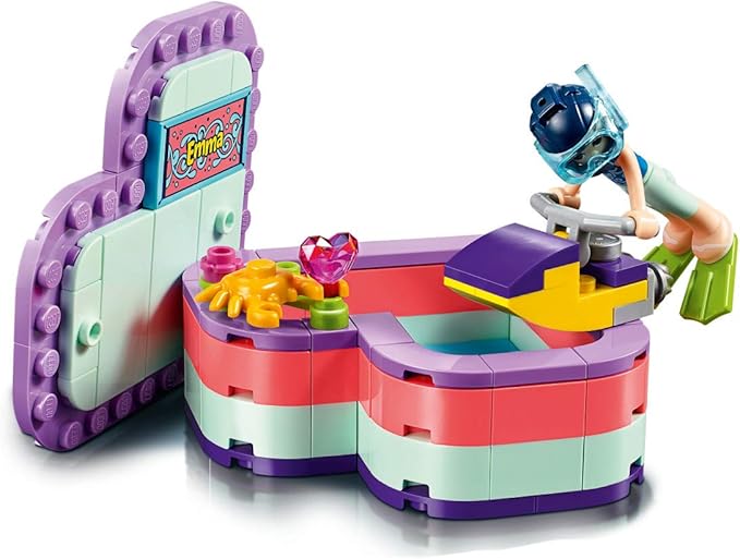 LEGO Friends Emma’s Summer Heart Box 41385 Building Kit, New 2019 (86 Pieces)