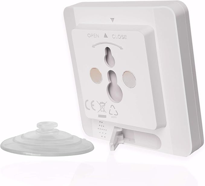 2Pcs Digital Shower Clock, Bathroom Timer Clock, Waterproof for Water Spray, Count Up Count Down Alarm, Touch Screen Timer, Temperature Humidity, Wall Clock Magnet, Suction Cup, Stand (2packs)