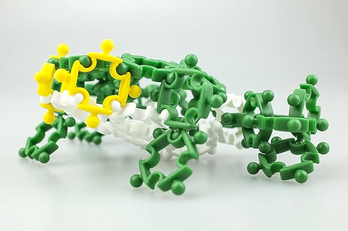 Pond (90 pcs) Eco-Friendly 4D Educational Building Toy for Creative Kids | Snake, Frog, Gecko, Turtle | Portable | Hours of Fun | Party Activity | Nature Science for Boys & Girls