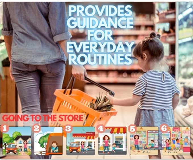 Sequence for Kids Daily Routine Cards Speech Therapy Material Social Development and Sentence Building for Kids ABA Therapy Material Speech Therapy Game English Language Bilingual Learners ESL