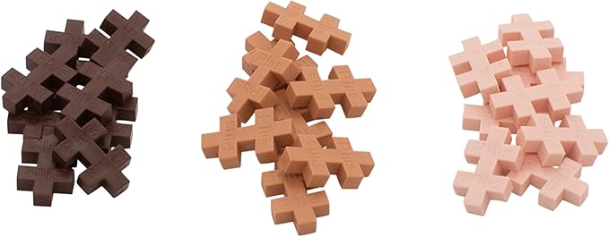 Plus Plus 3D Figure Building Block Set, Fun Stem Toys for Kids, 70 Interlocking Pieces - Princess Mini Maker Tube