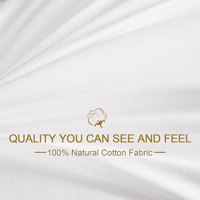 Goose Down Body Pillows for Adults, Large Body Pillow for Side Sleeper, Hugging Feather Body Pillow Insert, Cooling Full Length Long Pillow for Bed with 100% Organic Cotton Shell, White 20"x72"