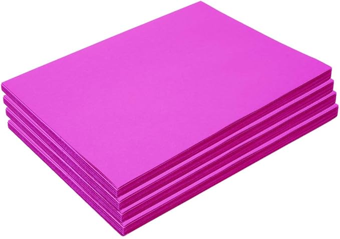 Construction Paper,Hot Pink,9 inches x 12 inches,300 Sheets, Heavyweight Construction Paper,Crafts,Art,Kids Art,Painting, Coloring,Drawing,Creating,Paper,Art Project,All Purpose