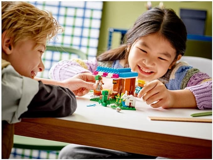 LEGO® Minecraft® The Bakery 21184 Building Kit; Fun Gaming Toy with a Villager and a Creeper™;for Kids Aged 8+