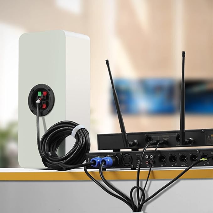 50PCS Reusable Cable Ties,Adjustable Cable Management,Cord Organizer,Cable Organizer,Multi-Purpose Wire Ties (25 Pcs Black and 25 Pcs White Cable Ties)