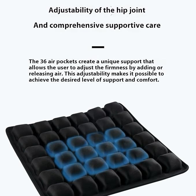 Inflatable Travel seat Cushion, Comfortable Airplane seat Cushion for Long Flights, Travel Cushion for Airplane, Office Chairs,Car and Wheelchair.Portable and Ergonomically Designed Cushion.