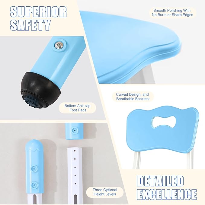 Kids Adjustable Chair with 3 Height Levels，Toddler Chair for Desk and Play, Suitable for Indoor and Outdoor Kids Activities