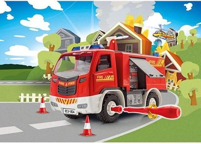 Revell Junior Fire Truck Model Kit, Red