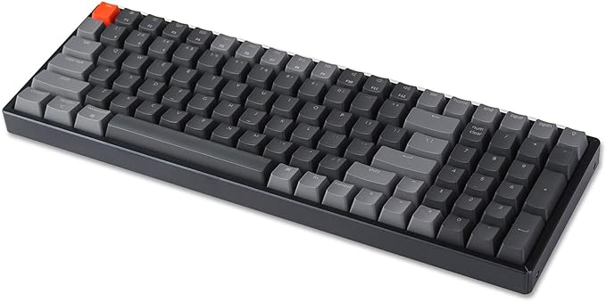 Keychron K4 Wireless Bluetooth/USB Wired Gaming Mechanical Keyboard, Compact 100 Keys RGB LED Backlit Gateron Brown Switch N-Key Rollover, Aluminum Frame for Mac Windows, Version 2