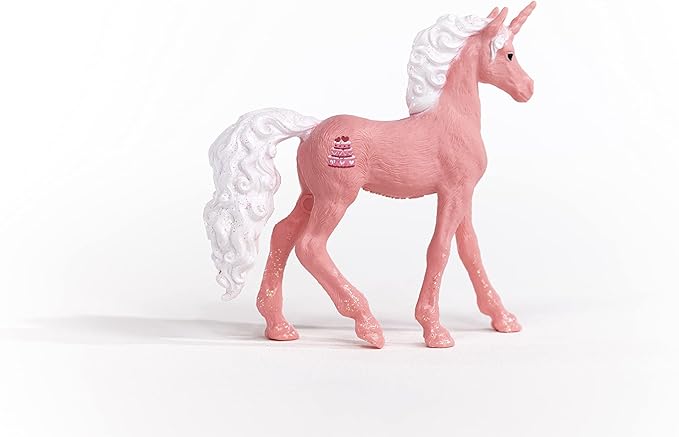 Schleich bayala, Collectible Unicorn Toy Figure for Girls and Boys, Birthday Cake Unicorn Figurine (Dessert Series), Ages 5+