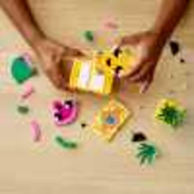 LEGO DOTS Pineapple Pencil Holder 41906 DIY Craft Decorations Kit, A Fun Craft kit for Kids who Like Arts and Crafts Projects, That Also Makes a Great Holiday or Birthday Gift (351 Pieces)