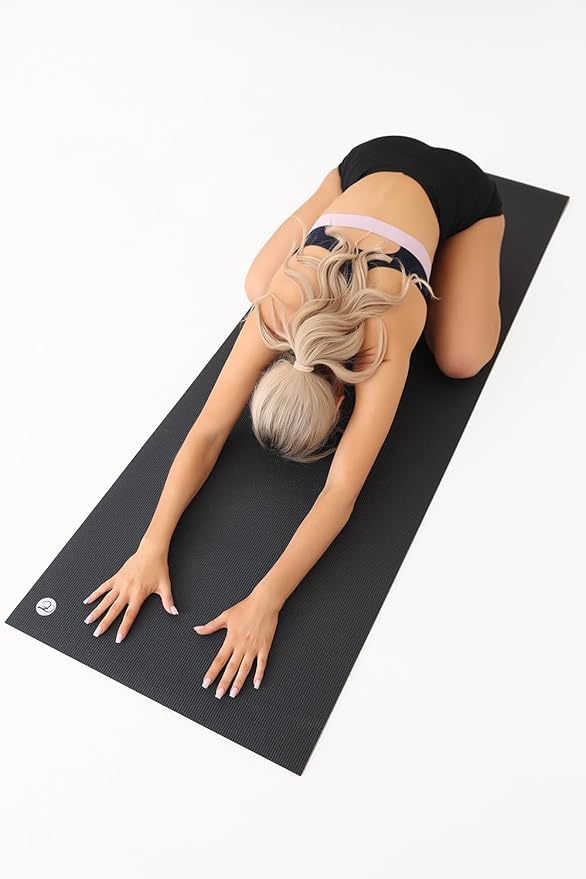 Yoga Mat, 6mm Extra Thick High Density Exercise Mat, Non-Slip Anti-Tear Mat for Yoga, Pilates, Fitness & Home Workout(71" x 24" x 6mm)