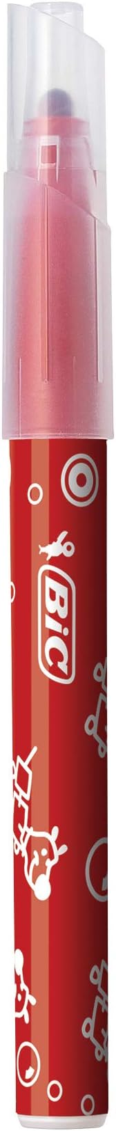 BIC Magic Marker, Flexible Brush Tip (4.5 mm), Assorted Colors, Kids Coloring, 36-Count