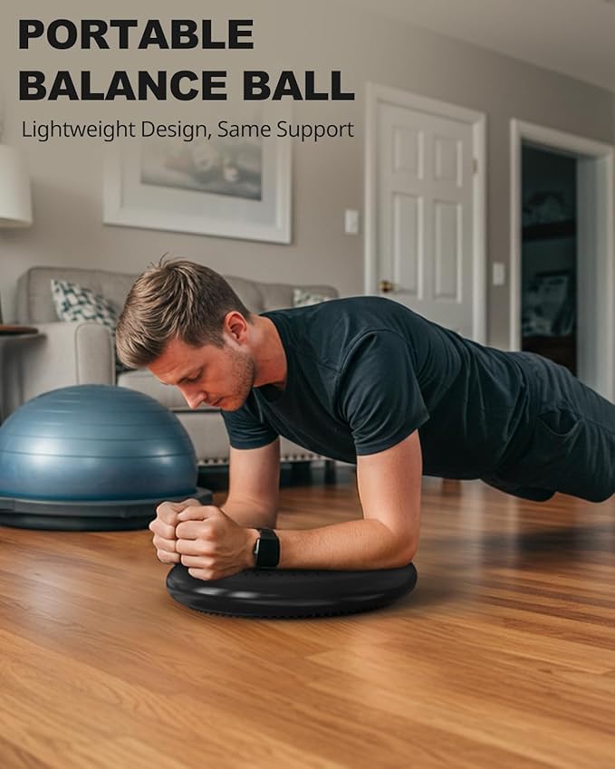 Trideer Wobble Cushion Core Balance Disc, Flexible Seating for Classroom Elementary, Wiggle Seat for Sensory Kids, Balance Pad with Inflation Pump