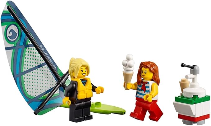 LEGO City Town People Pack – Fun at The Beach 60153 Building Kit (169 Piece)