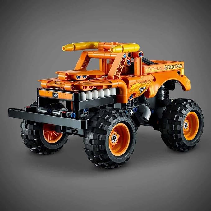 LEGO® Technic Monster Jam™ El Toro Loco™ 42135 Model Building Kit; 2-in-1 Pull-Back Toy