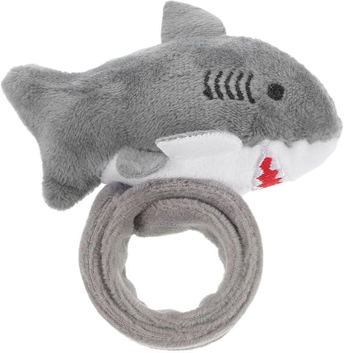 Abaodam Shark Slap Bracelet Animal Slap Bracelet Plush Stuffed Animal Hugger Snap Wrist Band Toy for Kids Birthday Party