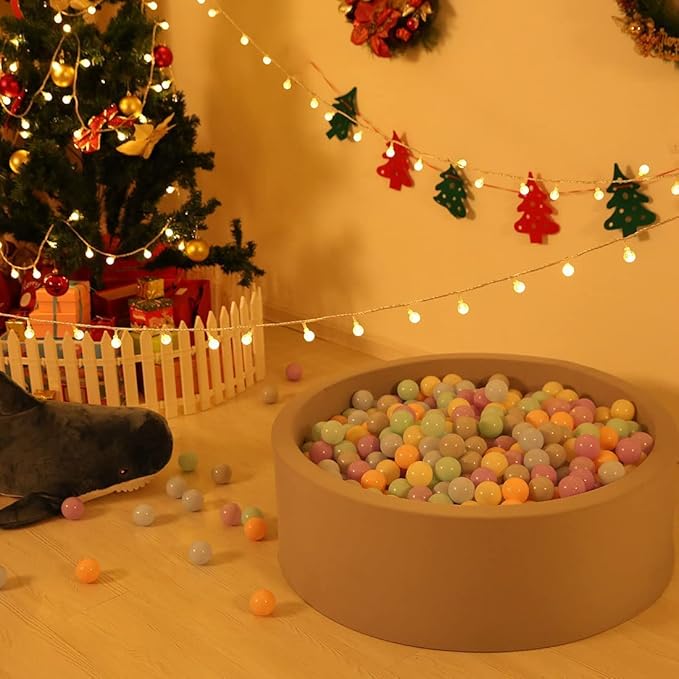 GOGOSO Ball Pit Balls 100pcs 2.15inch for Toddlers Baby - Muti-Color Plastic Balls for Ball Pit Play Tent Playhouse Pool Birthday Party Decoration