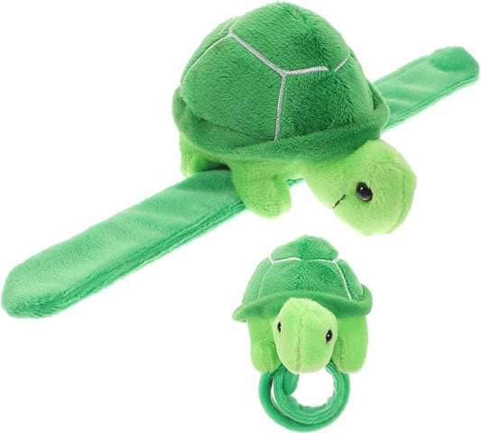 jarbins Stuffed Turtle Slap Bracelets Animal Turtle Wrist Plush Slap Bracelets Wristband for Children Birthday Party Favors Kids Toy Decor