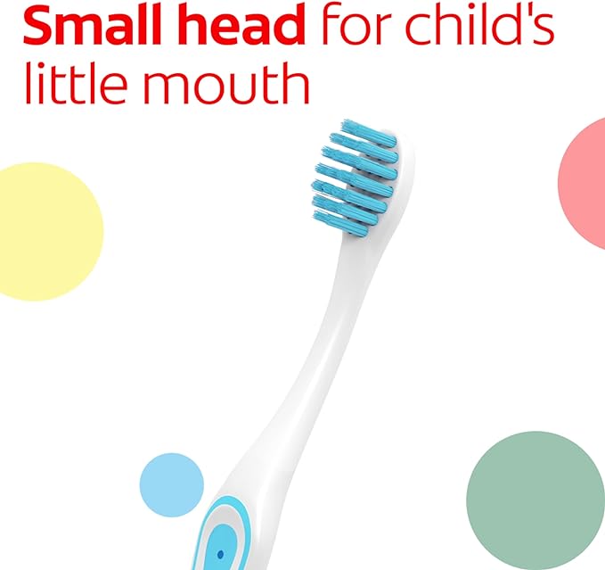 Colgate My First Baby and Toddler Toothbrush, Extra Soft Toothbrush, 6 Count