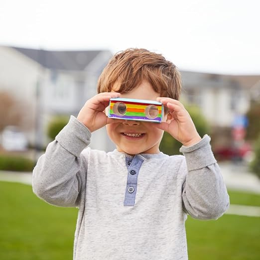 Colorations® Decorate Your Own Binoculars, Set of 10, Kids Craft, Each can be Personalized, Craft for Children, Ready to Decorate Craft for Kids, Made from Sturdy Cardstock